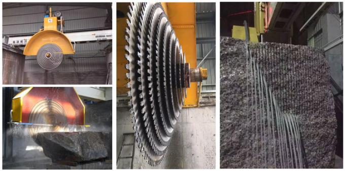 Máquina multi 2500m m del corte por bloques del mármol del granito de las cuchillas 2800m m 0