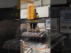 Máquina de corte y fresado lineal de tipo puente de doble viga CNC de 3 ejes