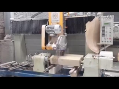 Dos PCS 380V máquina de corte de piedra de pilar único 16kw Baluster