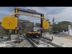 Máquina CNC de sierra de alambre de diamante con 4 volantes para el corte de piedra industrial