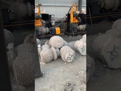 Máquina de perfilado de bolas horizontales redondas BRC-600 con diámetro de hoja de 400-600 mm