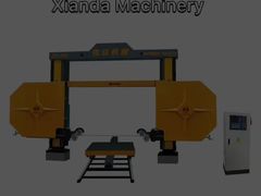 Máquina perfiladora de piedra con sierra de hilo diamantado CNC de 11kw para corte de granito