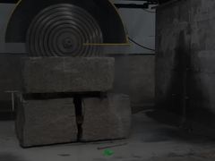 Maquinaria para cortar bloques de granito y mármol
