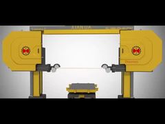El descubrimiento 5 Ejes CNC Diamante Piedra de alambre de sierra máquina