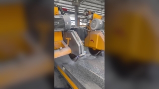Máquina cortadora de bordes de cuatro cortes para losa de columna