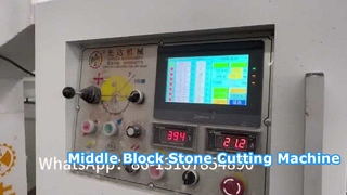 El bloque medio de tipo pesado vio el equipo automático de corte de bloques de piedra