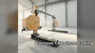 Máquina de sierra de alambre CNC para corte de piedra de precisión