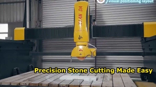 Sierra de puente CNC de 5 ejes Xianda Trend 600 y Promote 600 | Molde de piedra artificial y encimera de cuarzo Pro