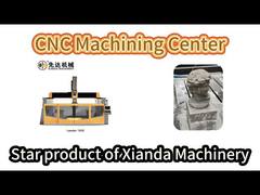 Demostración del centro de mecanizado de piedra CNC XianDa Leader1500 1500CM de 5 ejes