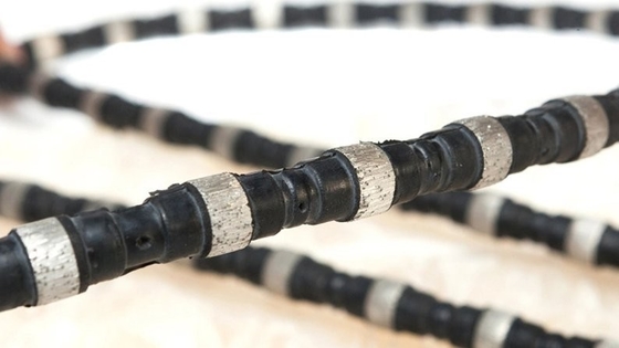 herramientas de 11.5m m Diamond Marble Wire Saw Quarrying a cortar la roca de piedra dura