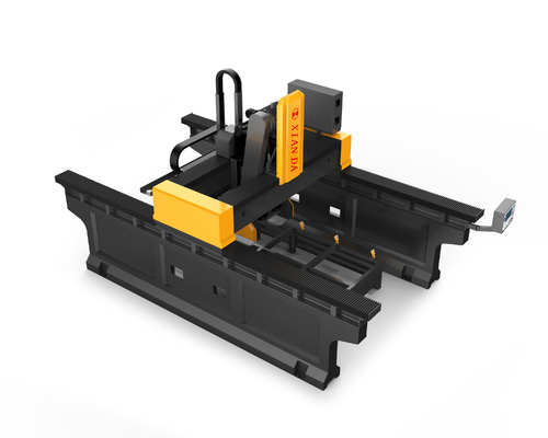 Tipo del puente del haz dual que corta el sistema del CNC de AXIS de la fresadora 3
