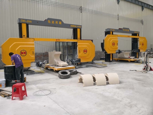 CNC de alta velocidad Diamond Wire Saw Machine de API Certified para cortar