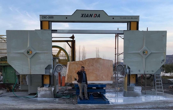 Diamond Wire Saw Machine de alta velocidad para la altas anchura y capacidad de corte