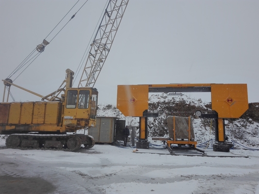 PLC Diamond Wire Saw Cutting Machine para cortar de mármol del granito