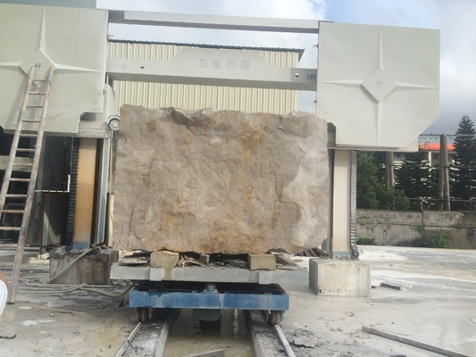 Bloque del corte de la piedra del CNC que viste el cuarzo del mármol del granito de Diamond Wire Saw Machine For