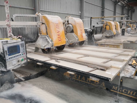 Máquina de perfilado linear 15kw del PLC de la función del granito multi del mármol