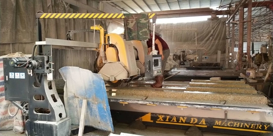 Máquina de perfilado linear 15kw del PLC de la función del granito multi del mármol