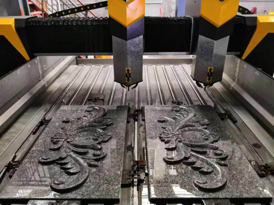 Piedra planar del acoplamiento de tres ejes que talla poder del eje de la máquina 5.5kw