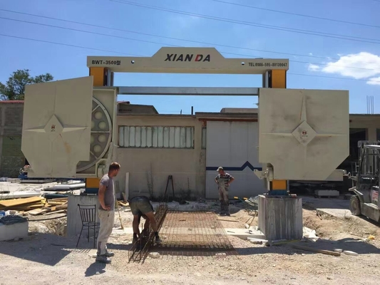 Máquina de aderezo de bloques CNC con mesa de trabajo giratoria 360