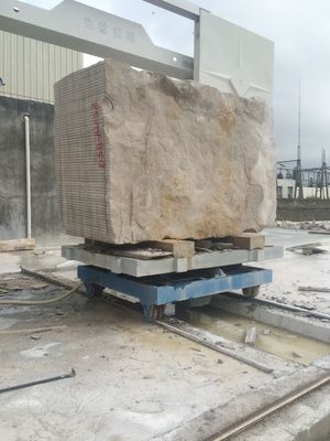 Máquina de sierra de alambre de diamante CNC con tamaño máximo de procesamiento de 3500*3000*1800 mm y motor principal de 11kw para corte de piedra