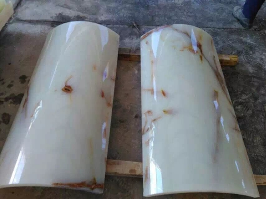 Máquina de pulido de losas de piedra circulares CNC 1300 mm longitud de procesamiento