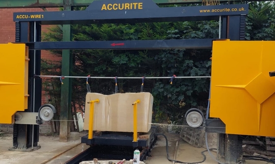 Máquina automática de extracción de piedra para cortar el mármol de granito