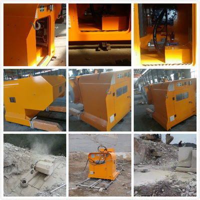 Corte por bloques del cuarzo del granito del mármol de Diamond Wire Saw Machine For de la mina