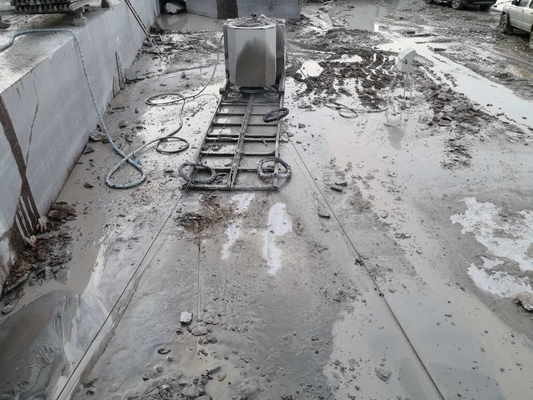 Corte por bloques del cuarzo del granito del mármol de Diamond Wire Saw Machine For de la mina