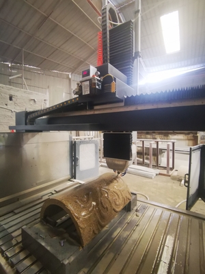 Precisión 4 Eje Arco de la losa y la columna de piedra máquina de tallado
