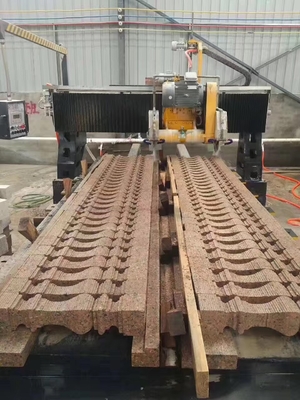 Máquina de corte de perfiles lineales de material de piedra eficiente