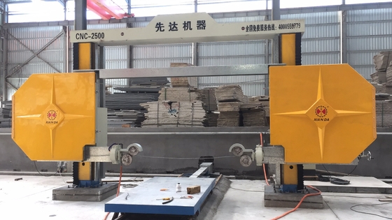 Máquina de sierra de alambre de diamante CNC de cuatro huso