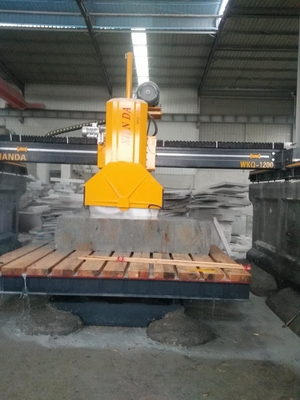 Máquina de corte de cortador de piedra de bloque medio Tipo de patinete