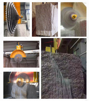 Máquina de corte de bloques de alta profundidad 220V para cortar mármol de granito