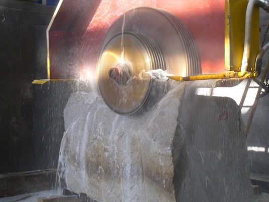 Máquina de corte de bloques de granito / mármol con múltiples cuchillas
