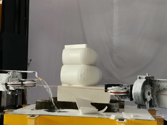 Máquina de aserrar alambre de diamante CNC de 5 ejes para formas 3D