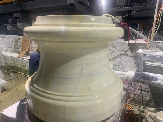 Cortador de precisión de perfiles de base y tapa de columna CNC con bajo nivel de ruido