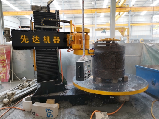 Cortador de precisión de perfiles de base y tapa de columna CNC con bajo nivel de ruido