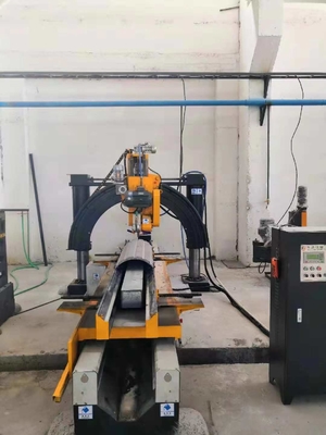 Máquina de corte automática de precisión de columnas metálicas con columna romana