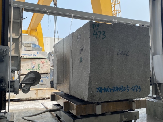 1300*2500mm Trolley Stone Machine para la división de bloques y el consumo de agua de 4m3/h