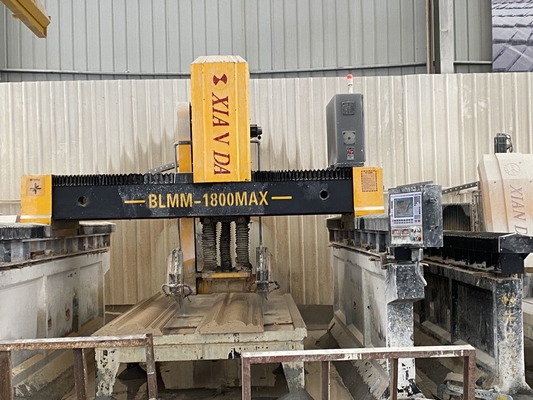 Máquina de corte y fresado lineal de tipo puente de doble viga para piedra especial de gran tamaño