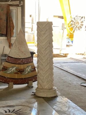 Máquina de tallado de columna de 4 ejes de alta precisión