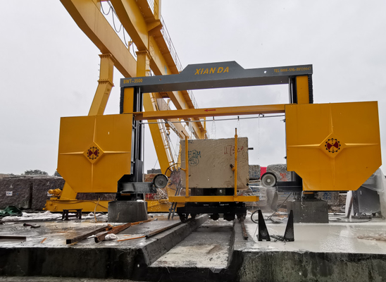 Máquina de serrado de alambre de diamante para el aderezo de bloques por PLC