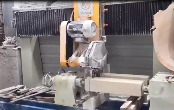 PLC/CNC estructura simple dos PCs máquina de corte de columna de baluster