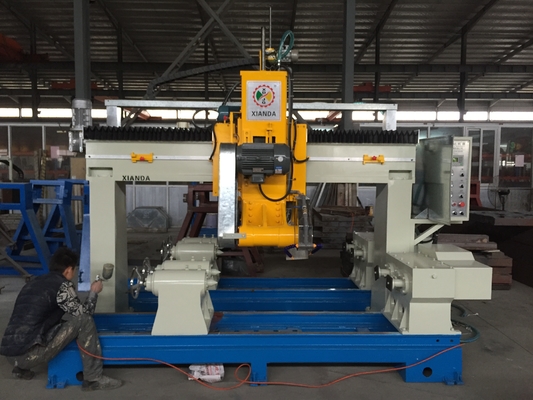 PLC / CNC de alta precisión Cuatro Pcs Blauster máquina de corte para pilar, columna tapa, bloqueo de carretera