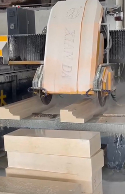 Cortar grueso y fresado fino 3 Ejes Máquina de corte de piedra lineal para barandillas cuadradas