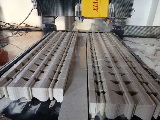 PLC/CNC máquina lineal de perfiles de estructura de pórtico para balustres, lápidas