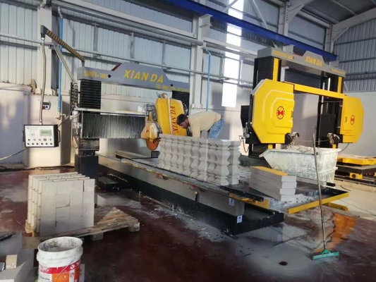 PLC/CNC máquina lineal de perfiles de estructura de pórtico para balustres, lápidas
