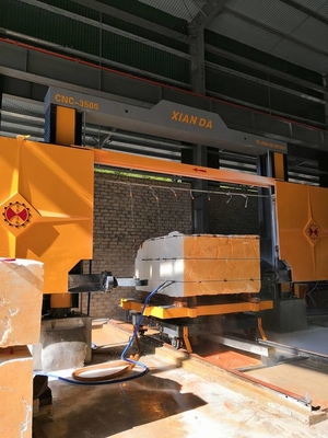 Máquina de sierra de alambre de diamante CNC para el forro y el perfilado