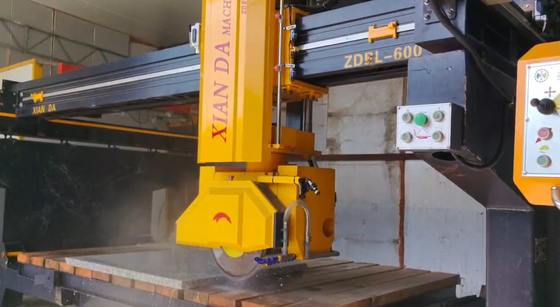Máquina de corte de puente automática integrada para el corte preciso