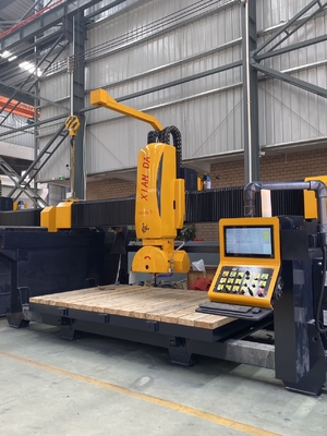 Máquina de corte de puente de sistema CNC de enlace de 5 ejes con función de memoria para apagar la energía